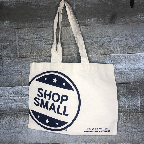Rebecca Minkoff shop small small business shopping tote bag - Picture 1 of 2